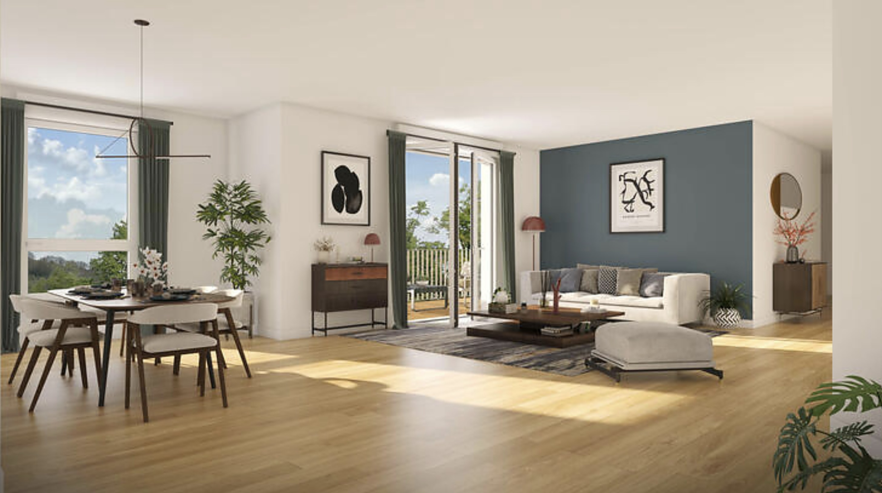 Séjour — parquet chêne